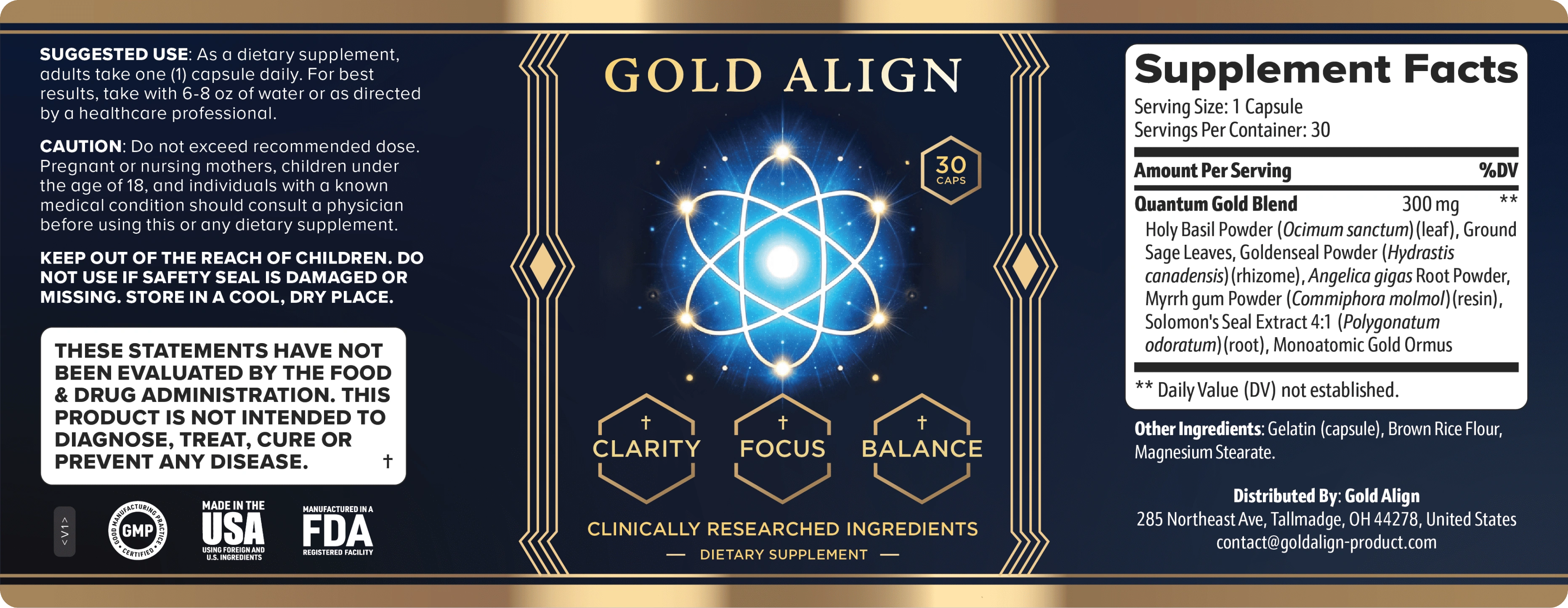 Goldalign Supplement